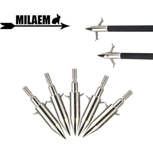 6/12pcs Archery Fishing Arrowhead Stainless Steel Broadheads160Gr Blade Broadhead Arrow Point Tips Shooting Hunting Accessories