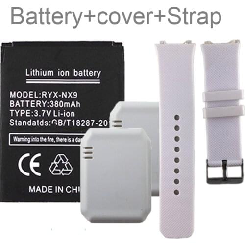 OCTelect RYX-NX9 battery+2 cover+ strap for smart watch phone 380mAh battery for RYX-NX9