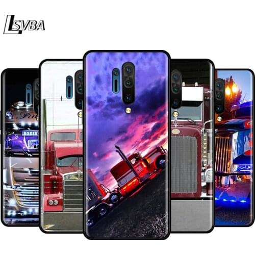 Black TPU Soft Cover England Trucks for OnePlus 5T 6 6T 7 7T 8 Pro Phone Case