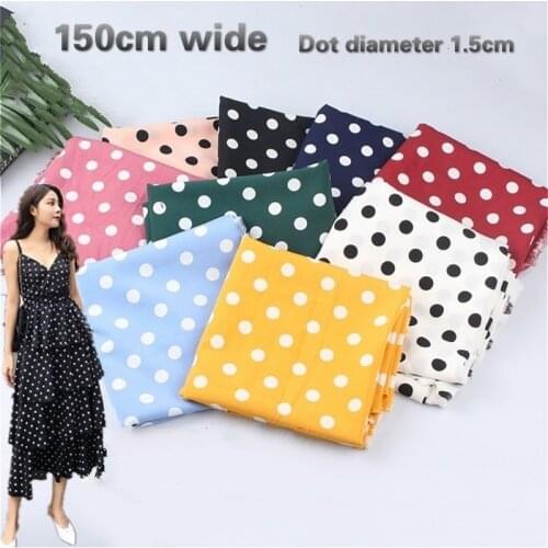 High Quality Pearl Chiffon Dot Clothing Fabric DIY Skirt Dress Gown Creation Lace Trim All Year Wild Cloth Home Accessories