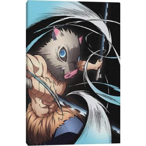 Modular Canvas Kimetsu No Yaiba Home Decor Prints Painting Anime Pig Poster Modern Wall Art Pictures For Living Room No Framed