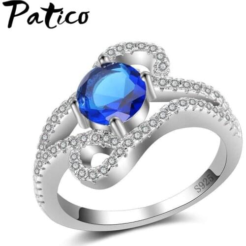 PATCIO New Attractive Jewelry Rings For Women Wedding/Engagement/Anniversary Best Gift Luxury Vintage Fashion Finger Ring