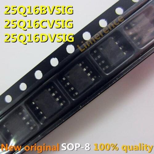 10PCS W25Q16BVSIG 25Q16BVSIG SOP-8 25Q16CVSIG 25Q16DVSIG SMD 25Q16 SOP8 New and Original IC Chipset