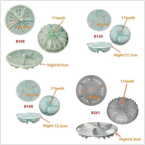 11 Teeth Diameter 40.5cm Washing Machine Pulsator Replacement Part Wave Plate Pulsator