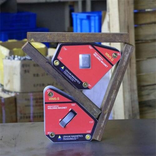 Single Switch Square Welding Magnet On/Off Force Magnetic Holder Fixer Neodymium Corner Clamp Welding Holder