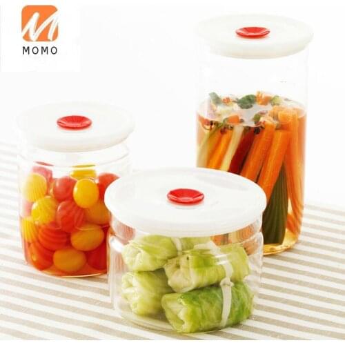 Original Imported Heat-Resistant Glass Sealed Can Storage Box Biscuit Can Milk Powder Can 1.45l