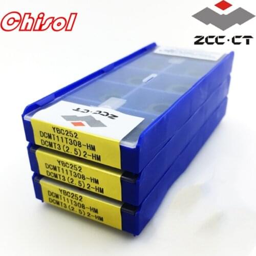 Original DCMT11T304-HM DCMT11T308-HM YBC251 YBC252 cnc carbide turning inserts cutting blade good performance for steel
