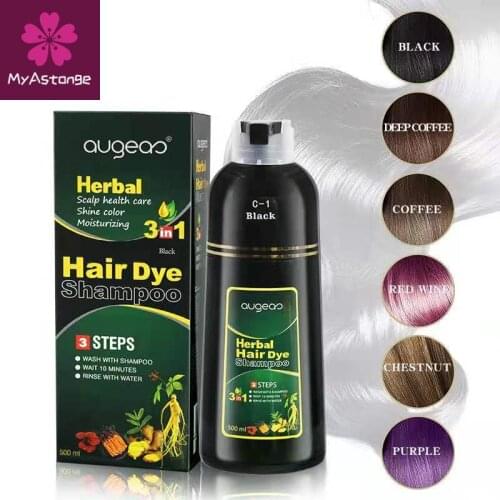 Foam Hair Dye Multi-color foam hair dye Shampoo Herbal Hair Dye Convenient Home hair products