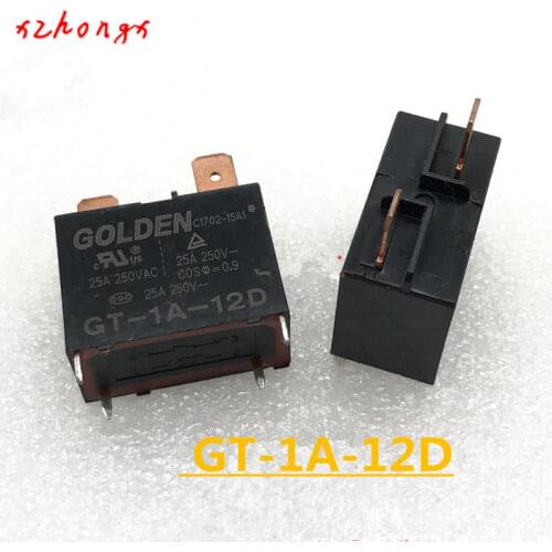 GT-1A-12D GT-1A-24D 12/24VDC 4PINS 25A DC12V 24V Power Relay