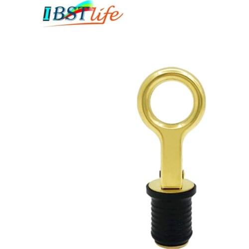 Rubber Brass Snap Tight Flip Style Hull Livewell Boat Drain Plug Boat bilge transom seawall baitwell