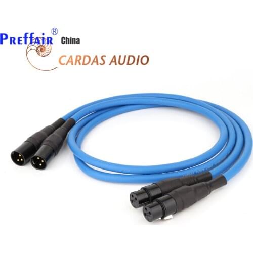 Pair CARDAS Clear Light XLR Balanced Cable 3Pin XLR plug Amplifier CD DVD Player Interconnect Audio Cable