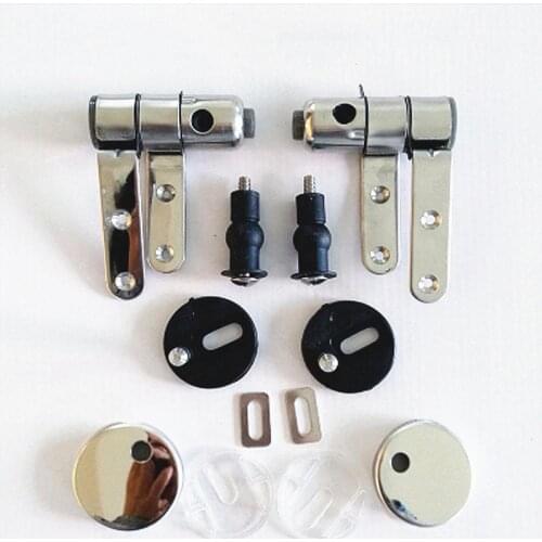 Toilet seats cover solid wood resin golden silver hinge fittings 304 stainless steel toilet seats hinge accessories