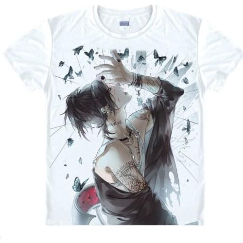 Toka Kirishima T-Shirt Renji Yomo Shirt Cool t shirts Anime Clothing cute lovely kawaii Shirts & T-Shirts Japanese Anime shits a