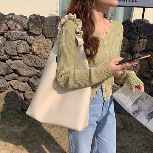 Women Top-handle Bags Bag Large Capacity Womens 2021 New Fashion Red Shoulder Bag Bolso Mujer Handbags