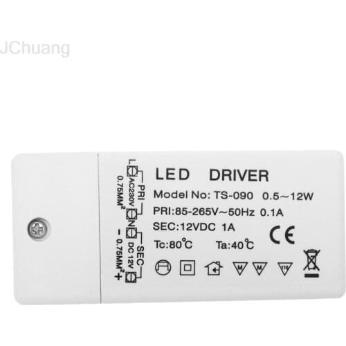 1 pc LED Driver Power Supply Adapter Transformer 220V-240V for MR16 / MR11 12V LED bulbs LED Strips 0.5W - 12W Brand New Hot