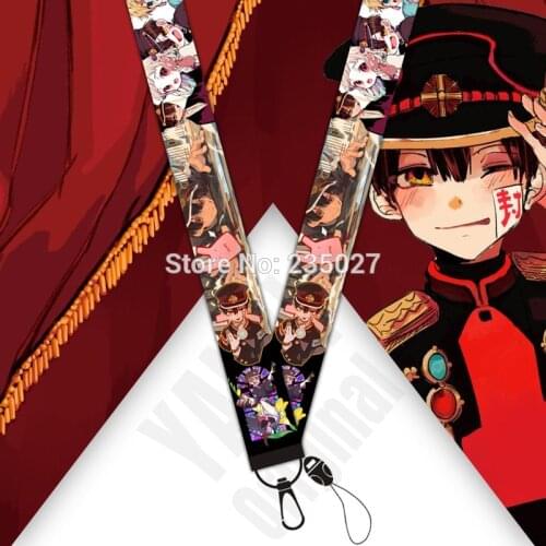 10 pcs/set Anime Toilet-Bound Hanako-kun phone lanyard straps Nene Yashiro key rope keyring strap toy gift