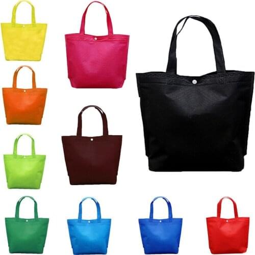 36x45cm Reusable Large Foldable Shopping Bag Non-Woven Women Storage Handbag Grocery Eco Friendly Tote Bags