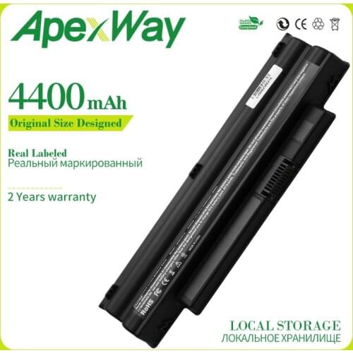 Apexway 4400mAh BLACK Laptop Battery for DELL Inspiron Mini 1012 1018 2T6K2 312-0966 3K4T8 854TJ 8PY7N CMP3D G9PX2 NJ644 T96F2