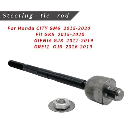 Auto Parts Steering tie rod (left) Front Rack End Inner Fit For HONDA CITY GM6 Fit GK5 GIENIA GJ8 GREIZ GJ6 53010-T9A-003