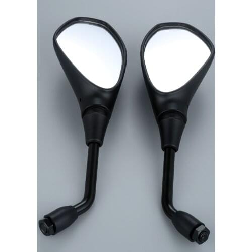 Yetaha Black Motorcycle Rearview Mirror 10mm For BMW F650GS F800GS F800R ATV Off-road Dirt Pit Bike Moto Side Mirror Universal