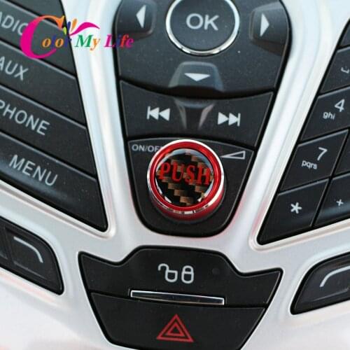 Color My Life Stainless Steel Car Audio Switch Control Knob Protection Cover Trim Sticker for Ford C-Max Cmax 2011 - 2014 Covers