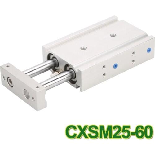 CXSM25-60 CXSM 25-60 Compact Type Dual Rod Cylinder Double Acting 25mm bore 60mm stroke Accept custom CXSM25-60