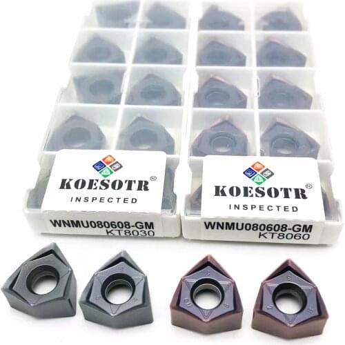 Heavy Duty Cutting Milling Blade High Quality WNMU080608 GM Carbide Insert 90 Degree Double Side CNC Milling Cutter WNMG 080608