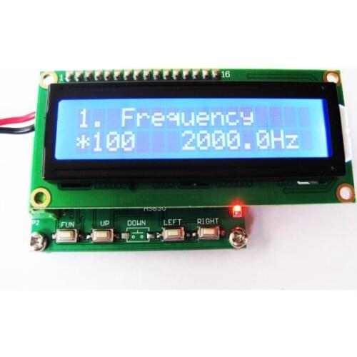 Three-phase sinusoidal signal generator is adjustable from 0 to 360 degrees phase 1.00 ~ 200khz frequency meter