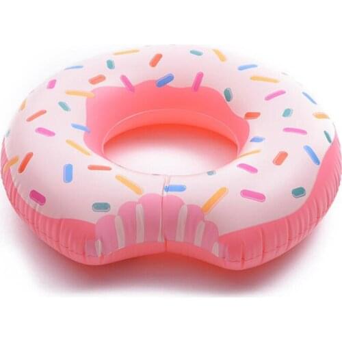 109CM Sweet Dessert Giant Pool Floats Adult Super Large Gigantic Doughnut Pool Inflatable Life Buoy Swimming Circle Ring Hot