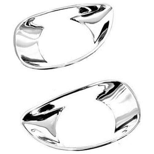 Chrome Styling Front Fog Light Cover For Toyota Yaris Second Generation 2005-2011 Hatchback