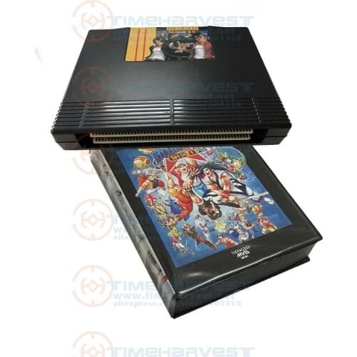 New Arrival Arcade Cassette 161 in 1 NEO GEO AES multi games Cartridge NeoGeo 161 in 1 AES version for Family AES Game Console