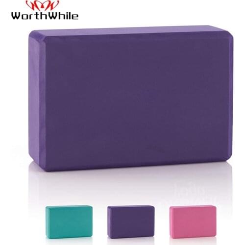 WorthWhile Gym Fitness EVA Yoga Block Colorful Foam Block Brick for Crossfit Exercise Workout Training Bodybuilding Equipment