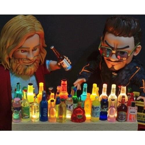 DIY Wine Bottle Night Light Creative Bedroom Decoration USB Child Table Lamp Car Decoration Restaurant And Bar Atmosphere Light