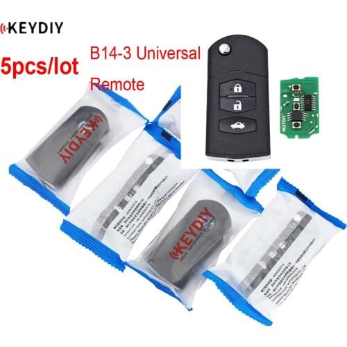 5PCS/LOT, KEYDIY Original Universal B Series Remote Control B14-3 KD900K/URG200/KD-X2 Key Programmer M Style