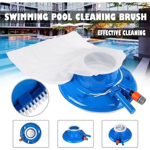 Pool Cleaner Portable Swimming Pool Pond Fountain Vacuum Brush Cleaner Cleaning Tool Outdoor Hot Tubs Accessories Garden Supplie
