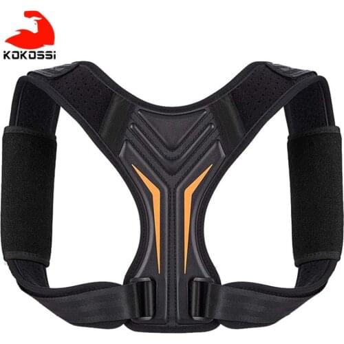 KoKossi Back Posture Corrector Belt Adjustable Clavicle Spine Shoulder Lumbar Brace Support Posture Correction Shaping Therapy