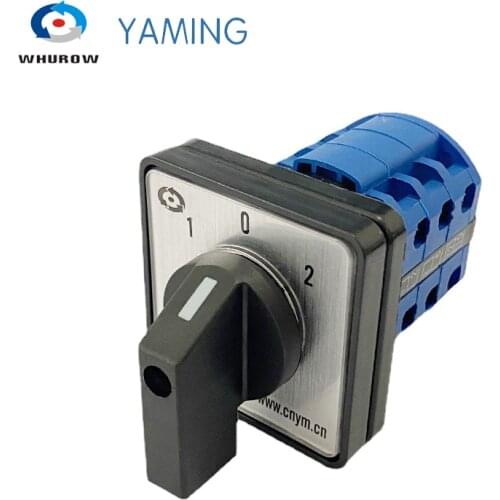 Selector rotary switch 5-20A 220V universal Changeover switch 3 position 3 knots electric motor reversing switch