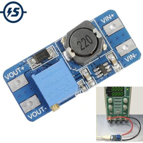 XL6009 MT3608 Booster Voltage DC-DC 2/24V to 5/9/12/15/18/24/28V 2A Step Up Power Module Step-up Board Replace 2-24V To 5-28V