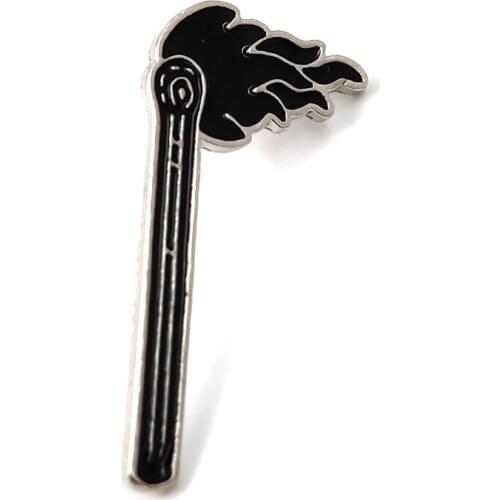 European And American Fashion Enamel Pin Matches Cartoon Lapel Button Badges Pins Denim Coat Boy Women Match Brooch Jewelry Gift