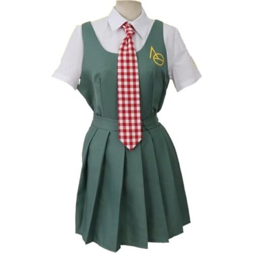 Danganronpa Koizumi Mahiru Popular Japanese Uniform Suit Women Dress Girls Clothing Halloween Cosplay Costumes Wig