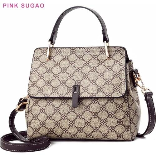 Pink Sugao women shoulder bag tote bags for women purses and handbags luxury designer crossbody bags for women