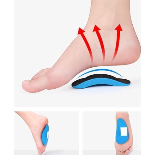 1pair Unisex Arch Support Orthopedic Insoles Flat Foot Correct Orthotic Insole Feet Care Health Orthotics Insert Shoe Pad New