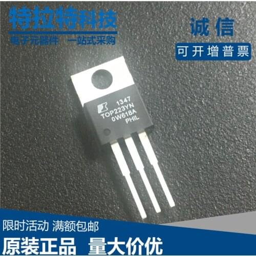 10pcs/lot TOP223YN TO220 TOP223 TO-220 223YN TOP223Y Three-terminal Off-line PWM Switch