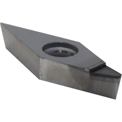 2PCS VCGT160408 CBN High hardness carbide turning inserts for aluminum machining CNC lathe tools