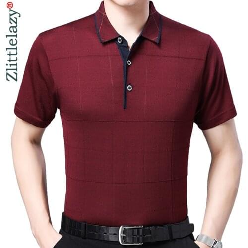 2020 Brand Short Sleeve Polo Tee Shirt Men Casual Summer Striped Mens Clothing Polos Shirts Mens Fashion Slim Fit Poloshirt 429