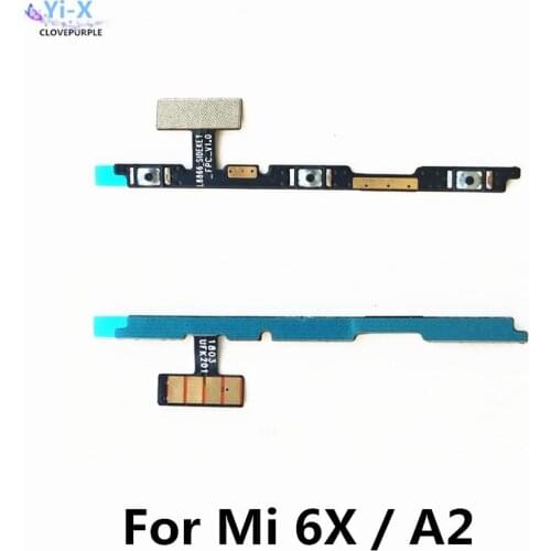 20X For Xiaomi Mi 6x A2 power on off volume up down side button flex cable