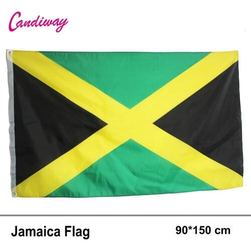 3X5 FT JAMAICA JAMAICAN BIG INDOOR OUTDOOR COUNTRY BANNER FLAG NEW Office/Activity/parade/Festival/Home Decoration fashion