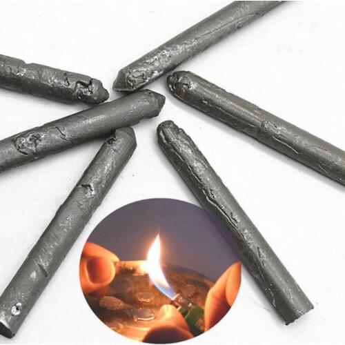 6 Pcs/Set Powder Cored Aluminum Welding Rod Low Temperature Easy Melt Aluminum Welding Rods No Need Solder Powder Welding Tools