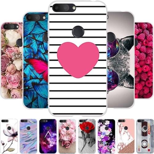 A Cover for Alcatel 1S 5024D 2019 Case Soft TPU Silicone Protective Phone Back Case Bumper Shell for Alcatel 1S Cases Fundas