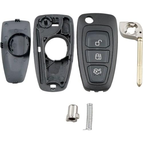 3Button Key Fob Case Shell with FO21 Blade Fit for Ford Focus Mk1 Mondeo Transit